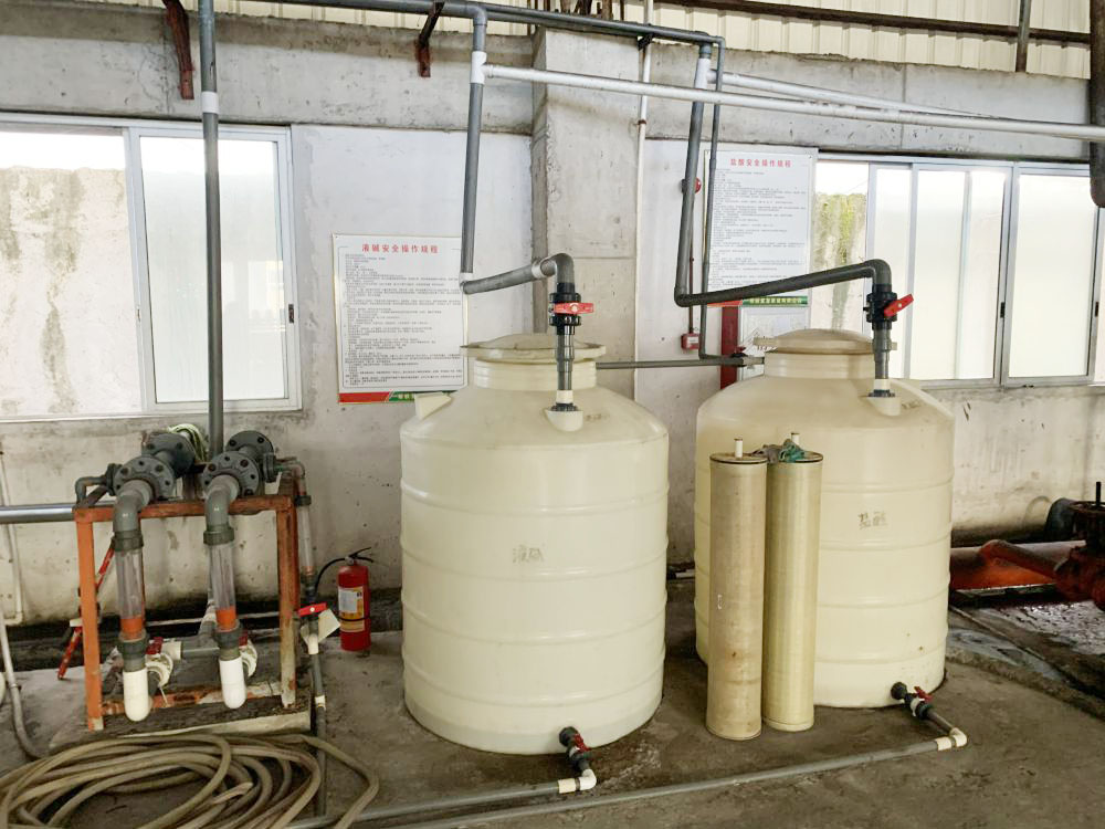 梅州某某紙業80m3ph除鹽水係統現場圖片