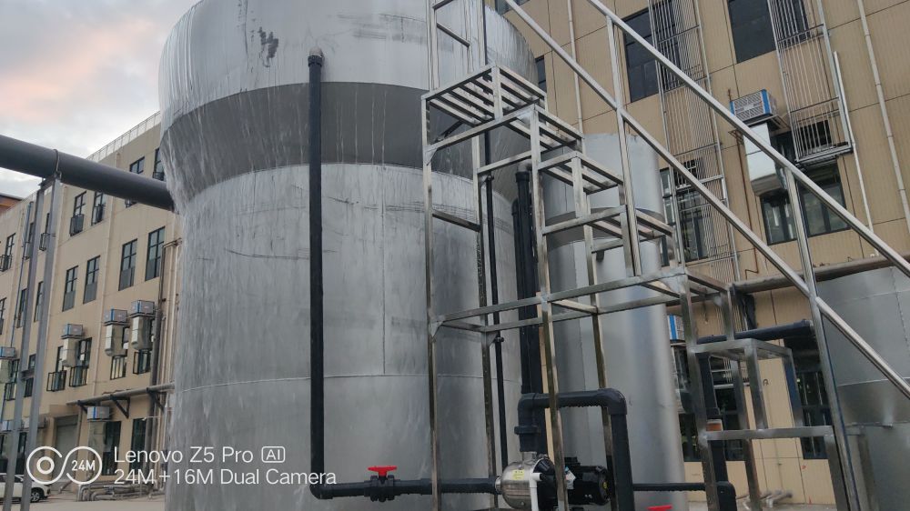 廣東某某紡（fǎng）織100噸軟（ruǎn）化（huà）水工程